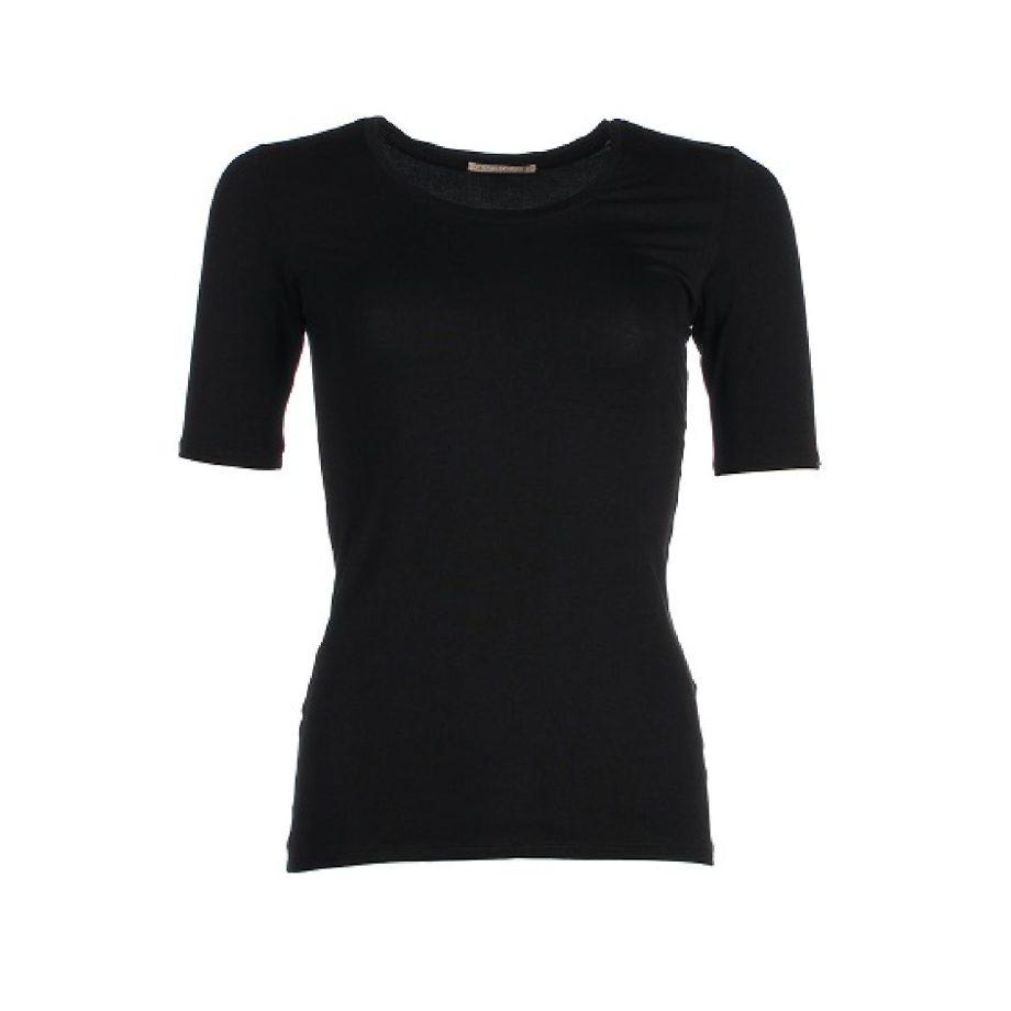 Shortsleeve Zwart | Royal Bamboo