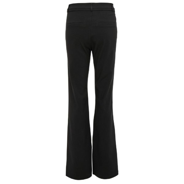Flared Black Carma Pants | Minus