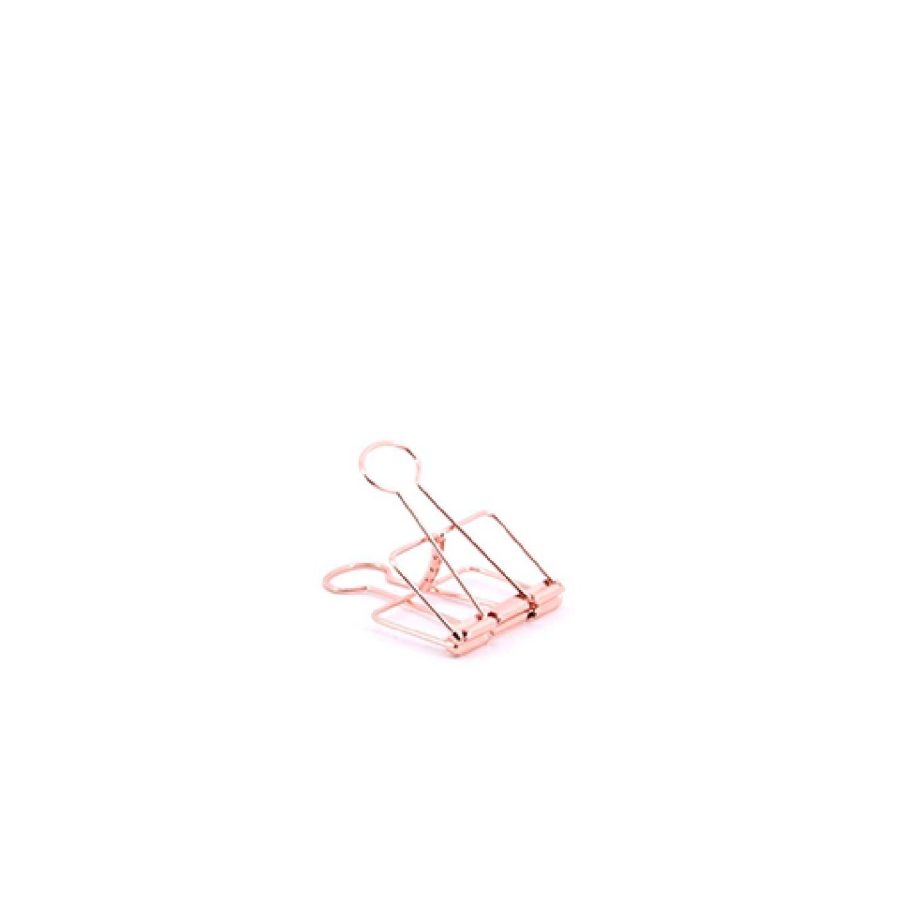 Binderclip rosé