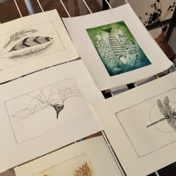 WORKSHOP ETSEN, fijne lijnen in metaal 14 maart - Afbeelding 5