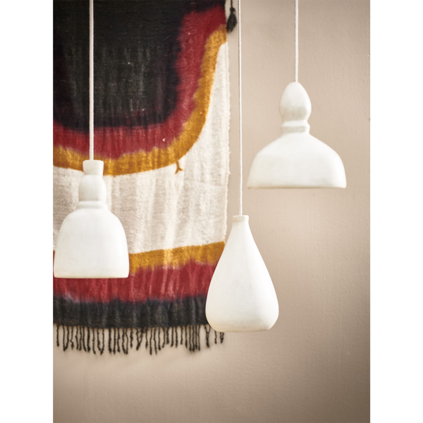 Tadelakt Lamp Natural Bell | Household Hardware
