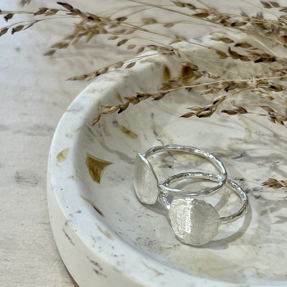 Ten Cent Ring Silver | Betty Bogaers