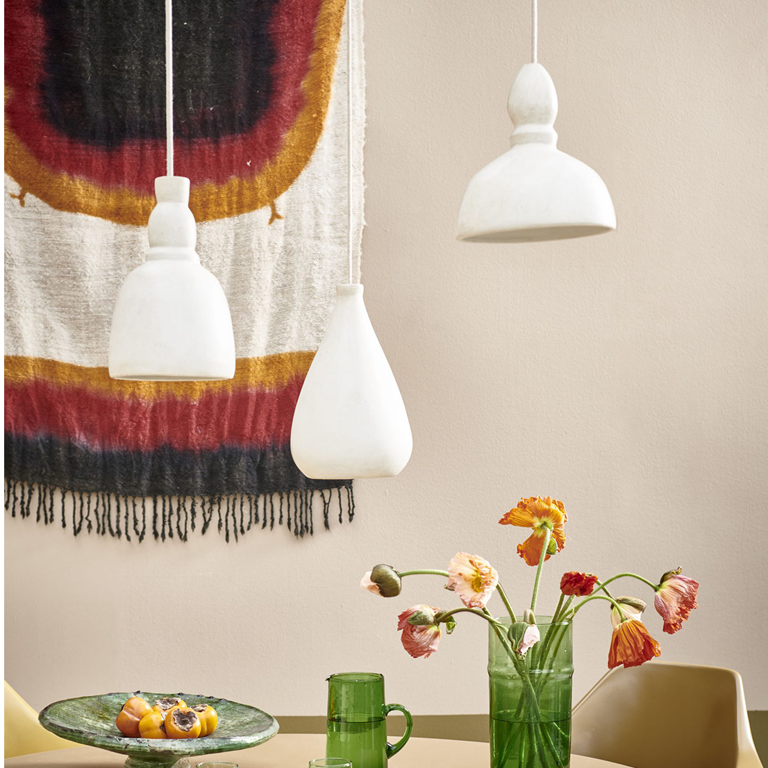 Tadelakt Lamp Natural Bell | Household Hardware
