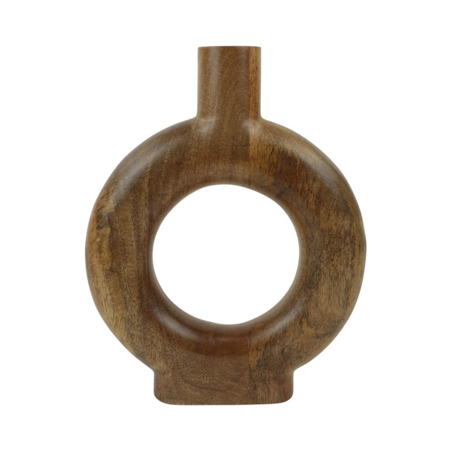 Houten vaas Yogi M | Earthware