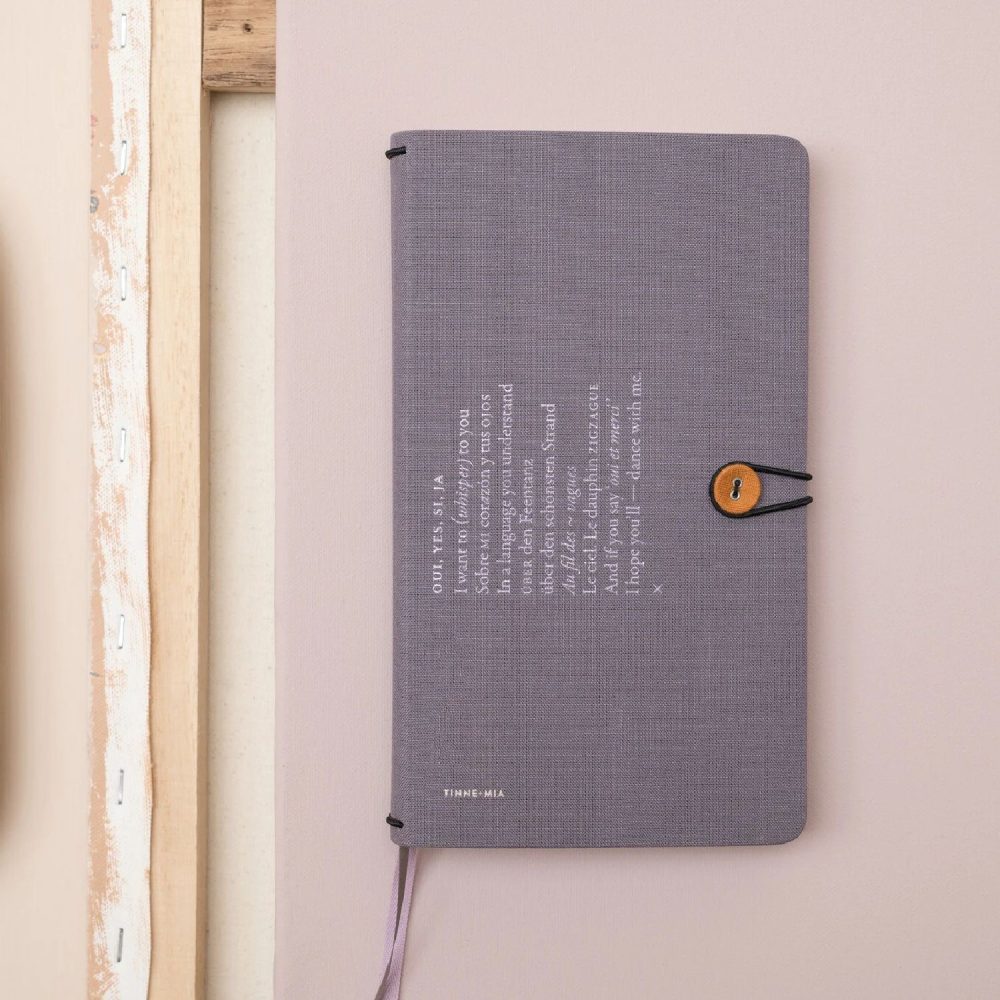 Planner With Button Sassafras | Tinne+Mia
