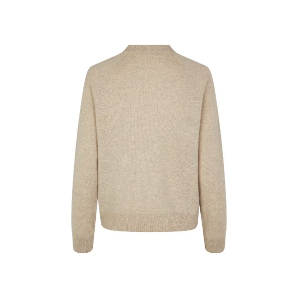 Boston O-neck Cream Melange | Samsøe Samsøe