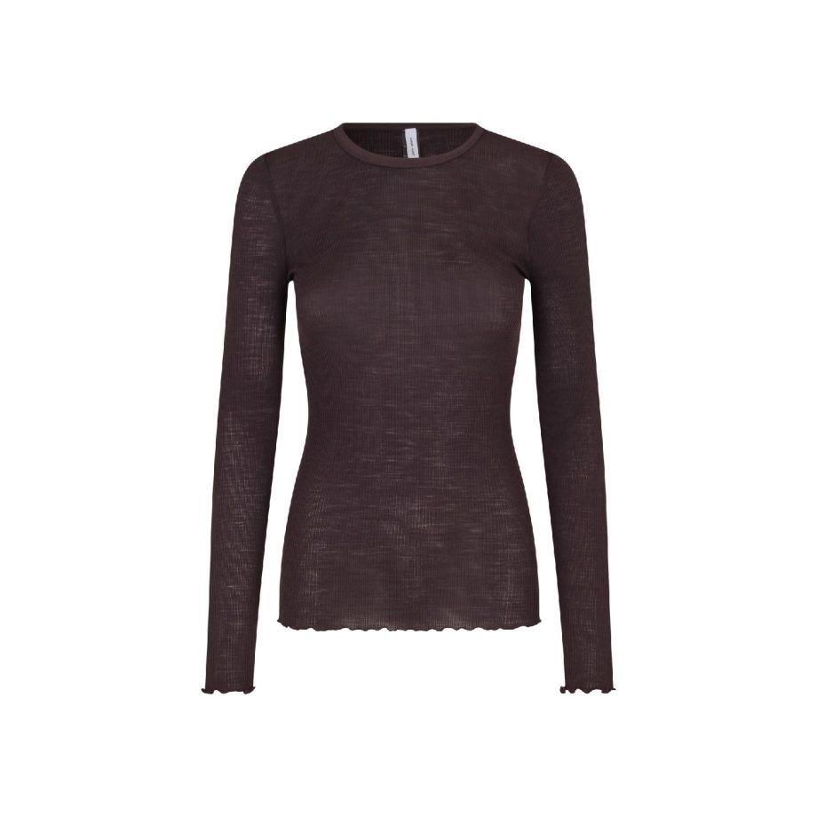 Doudo T-Shirt LS Mole | Samsøe Samsøe