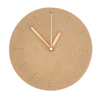 Wandklok groot Zand-W | Studio Harm en Elke