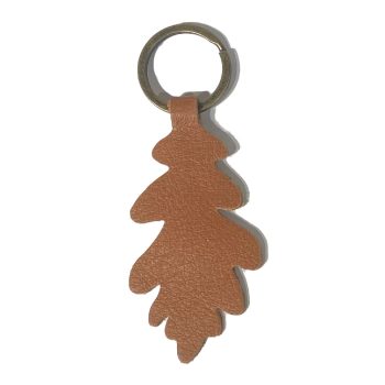 Sleutelhanger Blad Cognac | Kram Kram
