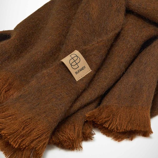 Coffee Brushed Solid | Bufandy