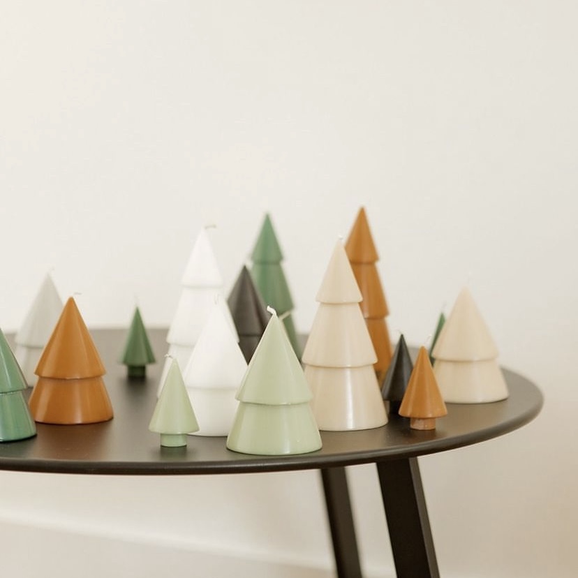 Kerstboomkaars White M Set of 2 | Original Home