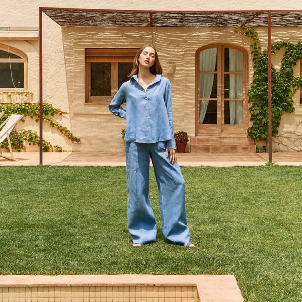 Simoom Trousers Navy | Mus & Bombon