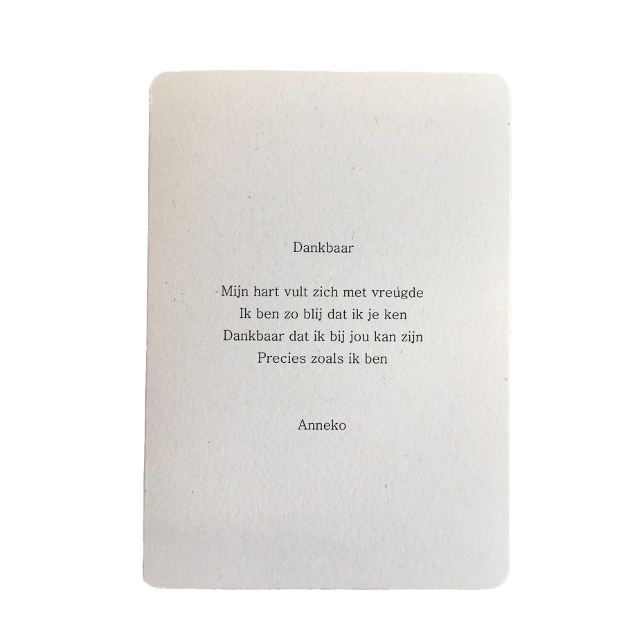 Dankbaar Postkaart A6 | Anneko