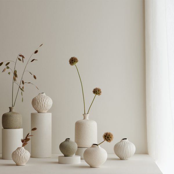 Vase Line S Sand White Cut 5,6cm | Lindform - Afbeelding 8