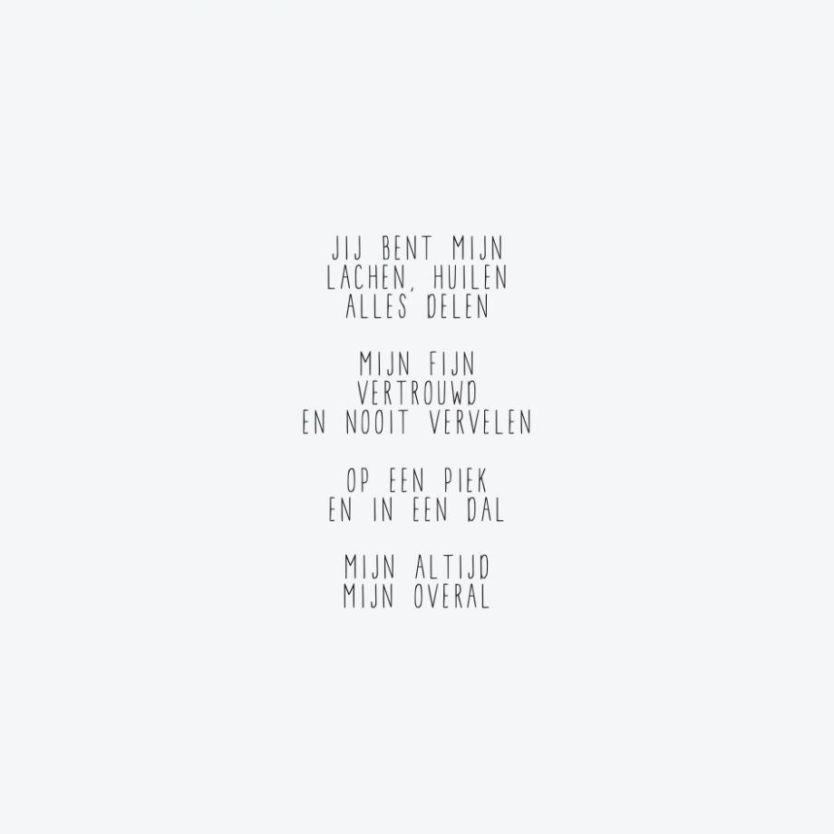 Jij bent mijn lachen, huilen, alles delen | Gewoon Jip