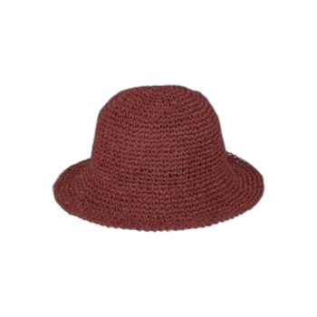 Solid Saverina Straw Hat Arabian Spice | Becksöndergaard