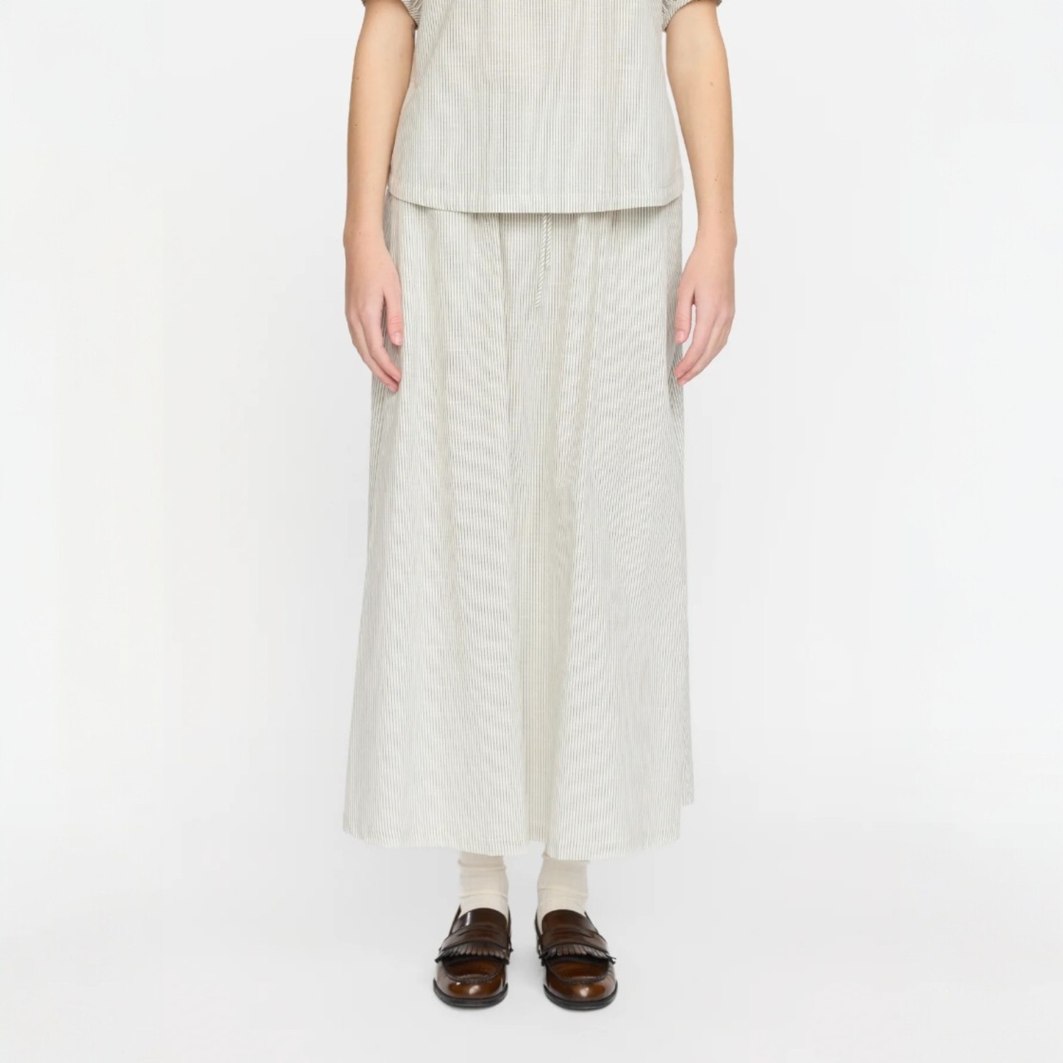 Ebbi Midi Skirt Arctic Wolf | Soft Rebels