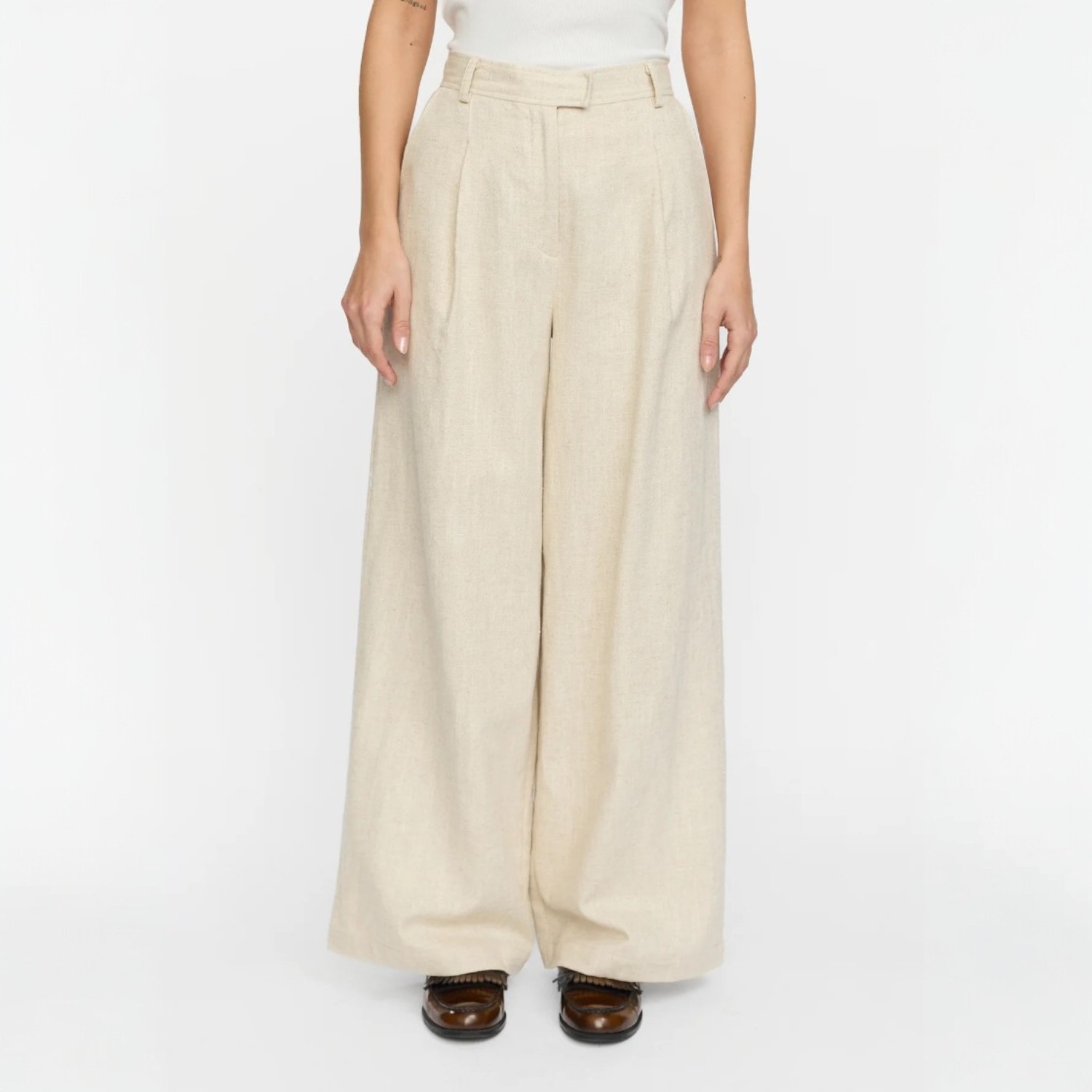 Kendra Pant Ecru | Sessùn