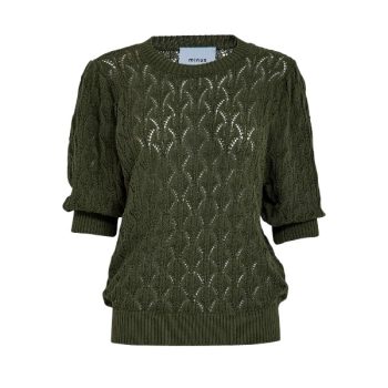 Lamina Half Sleeve Pullover Rifle Green | Minus