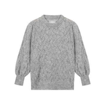 Dahlia Sweater Grey Melange | Alchemist