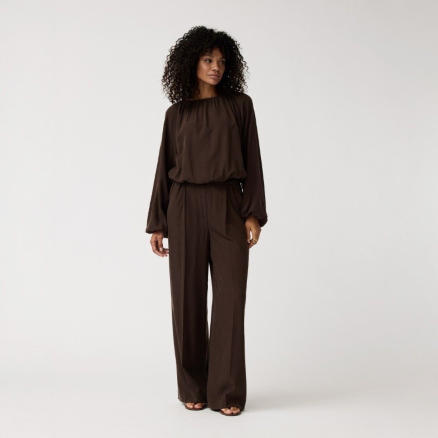 Elise Blouse Dark Brown | Alchemist