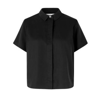 Mina SS Shirt Black | Samsoe Samsoe