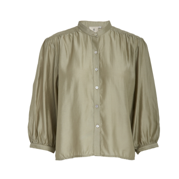 Jinnie Shirt Spray Green | Peppercorn
