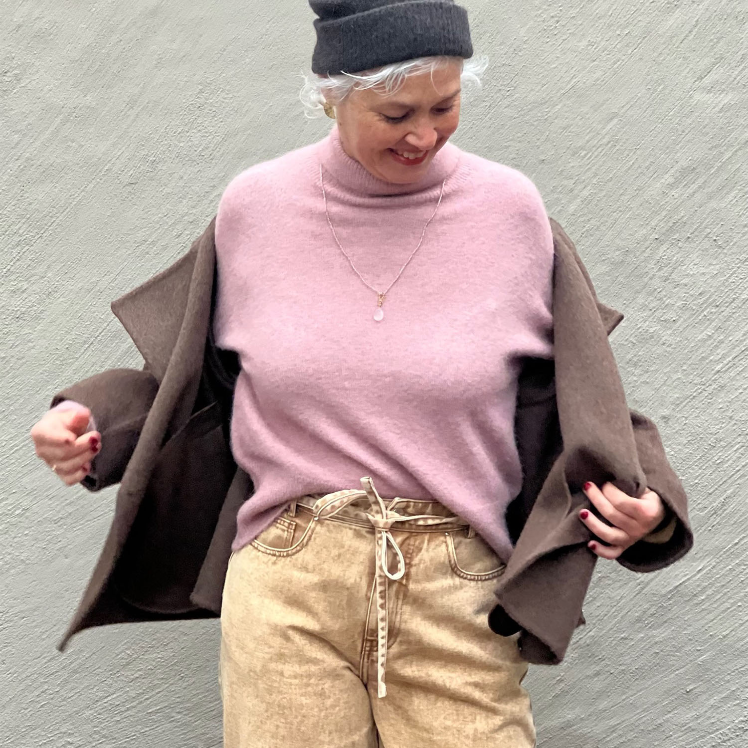 Marais Coat Chocolate | Mus & Bombon