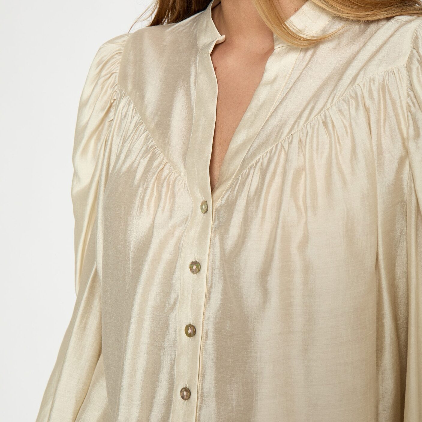 Ida Shirt Whitecap Grey | Peppercorn