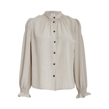 Lina Shirt Fog Sand Stripe | Peppercorn