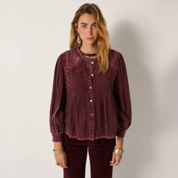 Carmen Blouse Clay Red | Maison Hotel