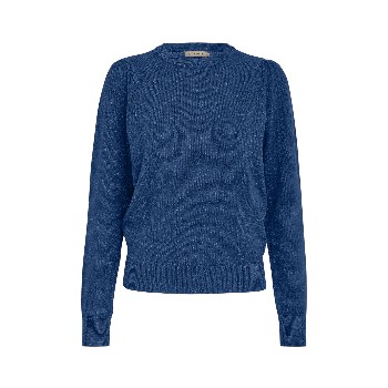 Remi Knit Pullover Blue Ensign Metallic | Peppercorn