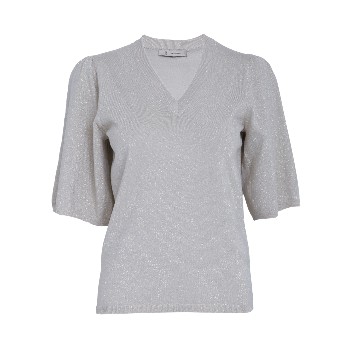 Glenda Remi Knit Fog Sand Metalic | Peppercorn