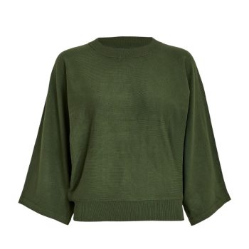 Tess Knit T-Shirt Rifle Green | Minus