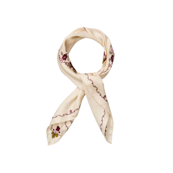 Brodaria Sia Scarf Birch White | Becksöndergaard