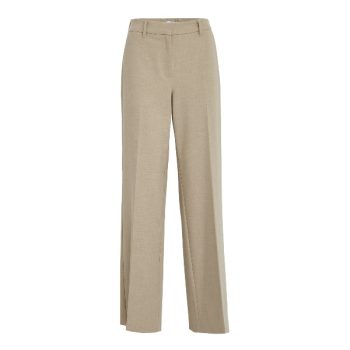 Welma Mid Waist Pants Sand Grey | Minus