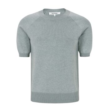 Marla Short Sleeve O-neck Knit Abyss Melang | Soft Rebels